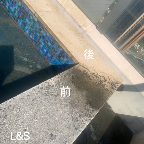 麗雅清潔公司機器洗地實況三